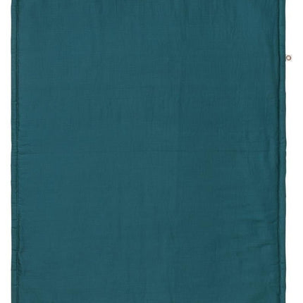 Noppies Wiegdeken Gevuld Mousseline Omkeerbaar Puritan Gray 75x100cm koop je bij Babywinkel