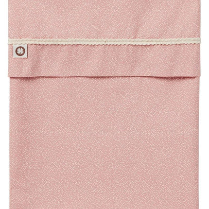Noppies Wieglaken Tiny Dot Popeline 2 - Weg Misty Rose 80x100cm koop je bij Babywinkel