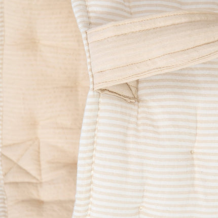 Little Dutch Opbergmand Pure Soft Beige Stripe Groot koop je bij Babywinkel