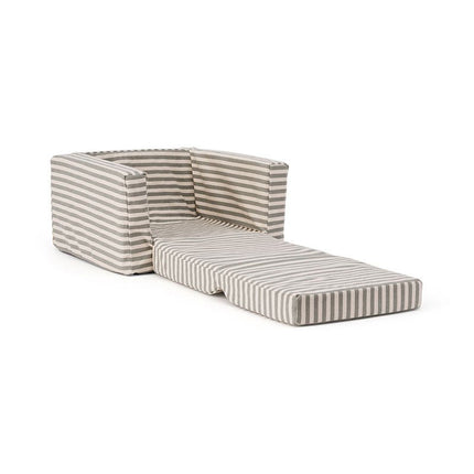 Opvouwbare fauteuil met strepen koop je bij Babywinkel