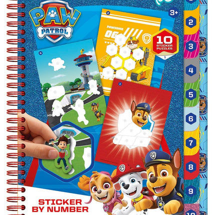 Paw Patrol Knutsel Boek Nummer Stickeren koop je bij Babywinkel