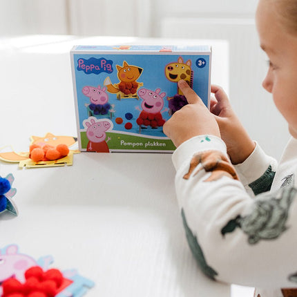 Peppa Pig Pompom Plakken koop je bij Babywinkel