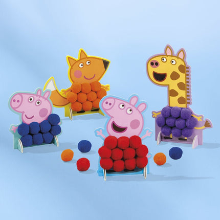 Peppa Pig Pompom Plakken koop je bij Babywinkel