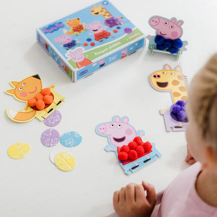 Peppa Pig Pompom Plakken koop je bij Babywinkel