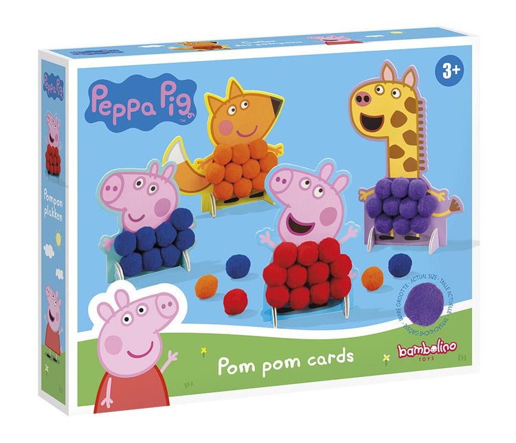 Peppa Pig Pompom Plakken koop je bij Babywinkel