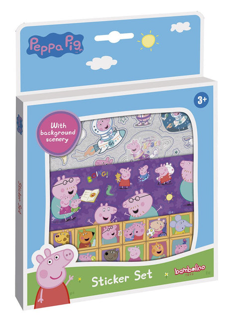 Peppa Pig Stickerset koop je bij Babywinkel