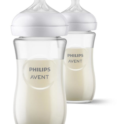 Philips Avent Babyfles Glas 3.0 240ml 2st koop je bij Babywinkel