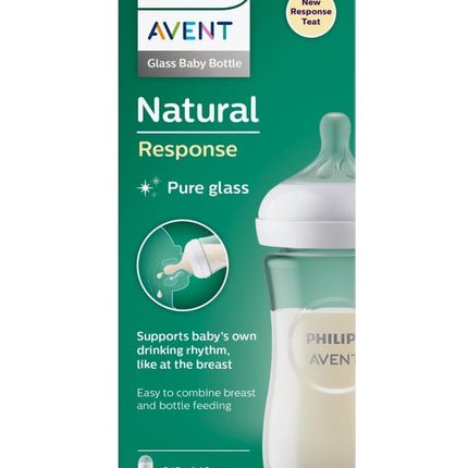 Philips Avent Babyfles Glas 3.0 240ml koop je bij Babywinkel