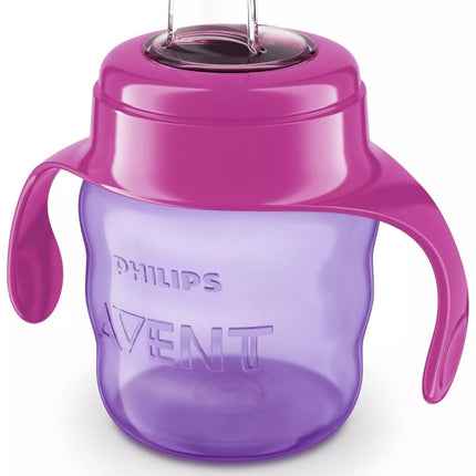 Philips Avent Drinkbeker Roze 200ml koop je bij Babywinkel
