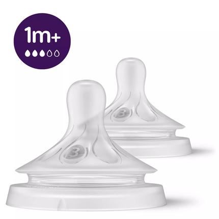 Philips Avent Flesspeen 1+ Mnd 2st koop je bij Babywinkel