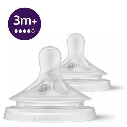 Philips Avent Flesspeen 3+ Mnd 2st koop je bij Babywinkel