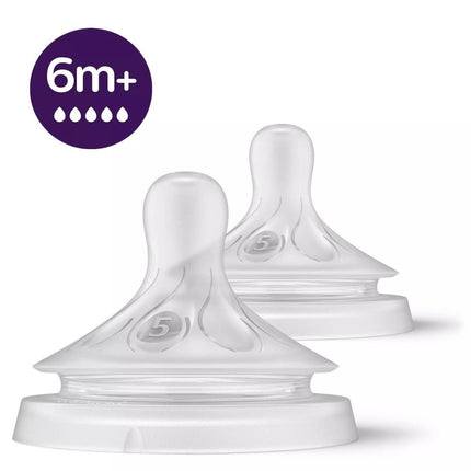 Philips Avent Flesspeen 6+Mnd 2st koop je bij Babywinkel