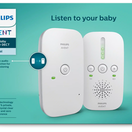 Philips Avent Philips Avent Babyfoon Dect Scd502/26 koop je bij Babywinkel