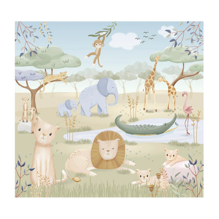 Little Dutch Safari Friends -valokuvatapetti