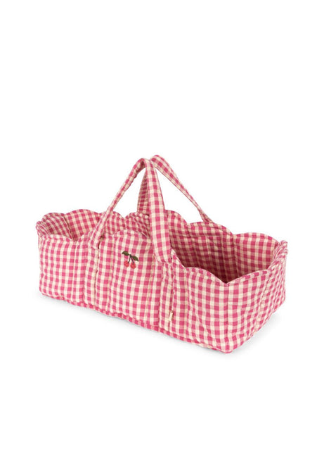 Poppen Draagtas Bubblegum Check koop je bij Babywinkel