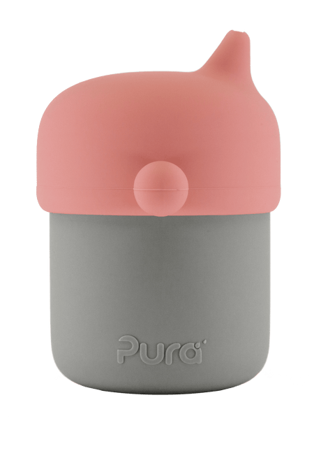 Pura Drinkbeker My - My™ Siliconen Rose - Grijs 150Ml koop je bij Babywinkel