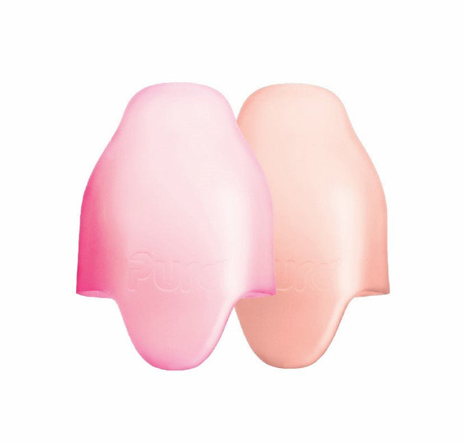 Pura Flessendop Reisdop Silicone 2St Rose En Carrot koop je bij Babywinkel