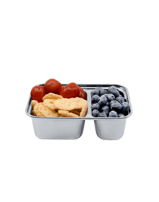 Pura Lunchbox Rvs Small + Silicone Band Moss koop je bij Babywinkel