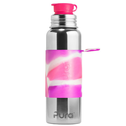 Pura Swirl Pink -vesipullo, 850 ml