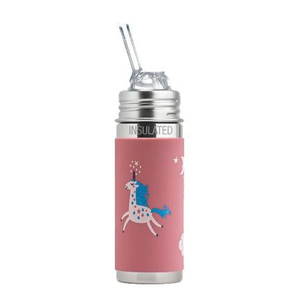 Pura Rietjesbeker Free - Flow 260Ml + Unicorn Sleeve + Borsteltje koop je bij Babywinkel