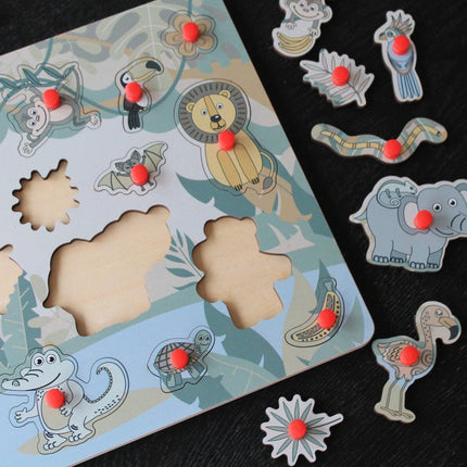 JeP Kids Puzzel 40X30 Jungle koop je bij Babywinkel