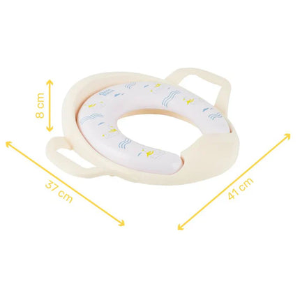 Babymoov Comfort -wc-istuin, jossa on kahvat, lokki