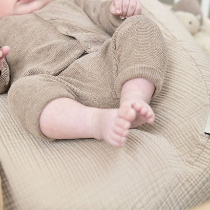 Meyco Voedingskussen Hoes Sand Hydrofiel koop je bij Babywinkel