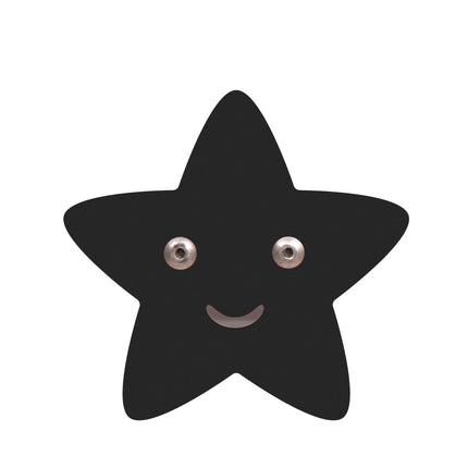 Roommate Wandhaak Ster Black koop je bij Babywinkel