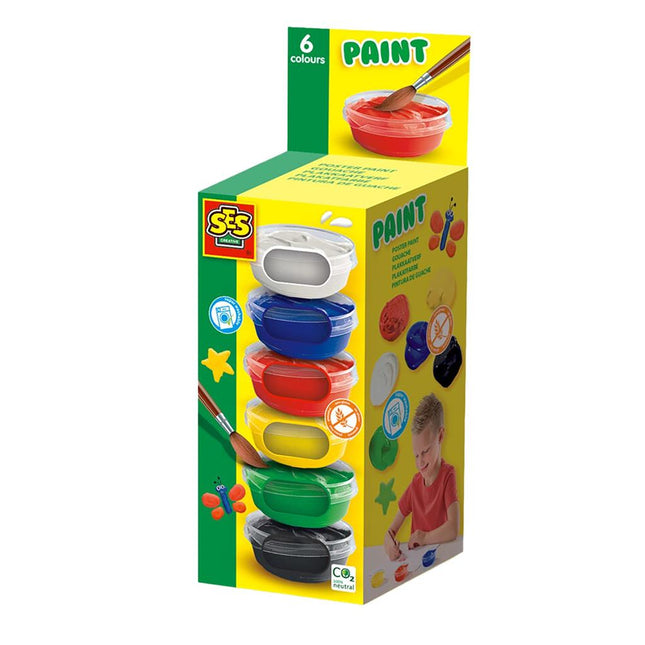 Ses 00381 Plakkaatverf 6x45ml koop je bij Babywinkel