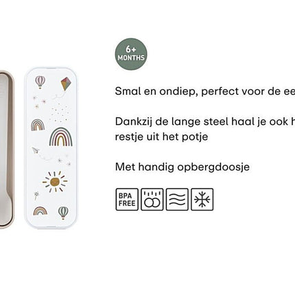 Mepal Baby Bestekset Lepel Mio Sunshine & Rainbow 2St koop je bij Babywinkel