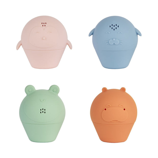 Babymoov Badspeelgoed Siliconen Badsproeiers 4 Stuks koop je bij Babywinkel