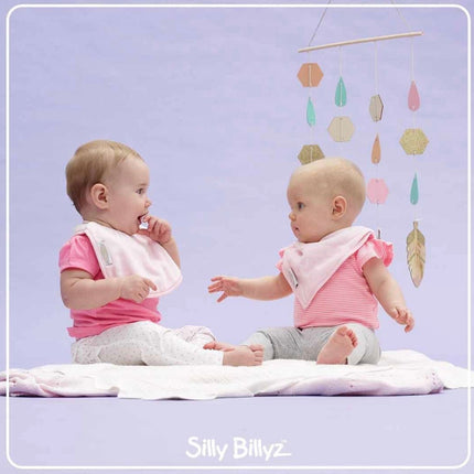 Silly Billyz Slabbetje Large Antique Pink koop je bij Babywinkel