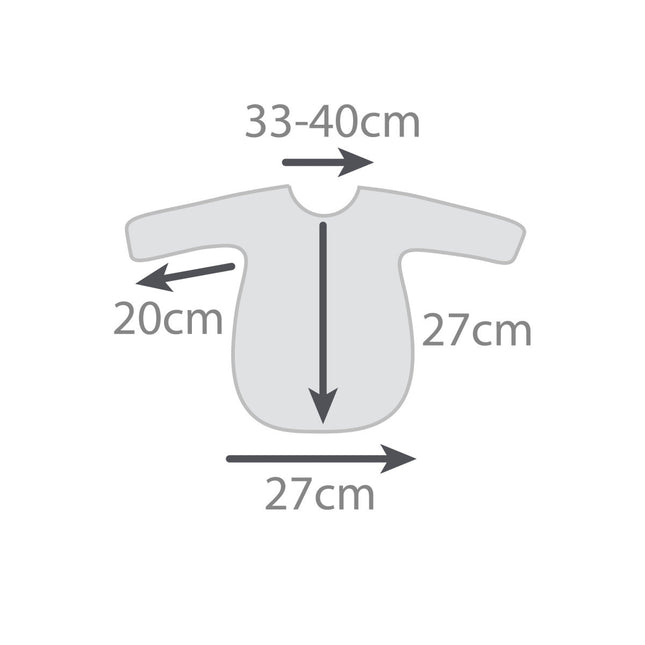 Silly Billyz Slabbetje Small Met Lange Mouwen Navy koop je bij Babywinkel