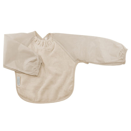 Silly Billyz Slabbetje Small Met Lange Mouwen White Sand koop je bij Babywinkel