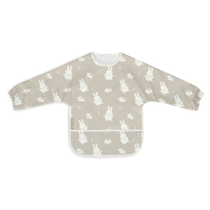 Jollein Slabbetje Waterproof Met Mouw Miffy & Snuffy Olive Green koop je bij Babywinkel