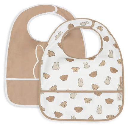 Jollein Slabbetje Miffy And Friends Waterproef 2St koop je bij Babywinkel