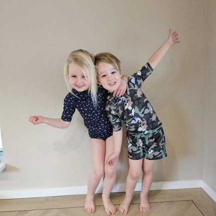 Slipstop UV Shirt Grain Navy koop je bij Babywinkel