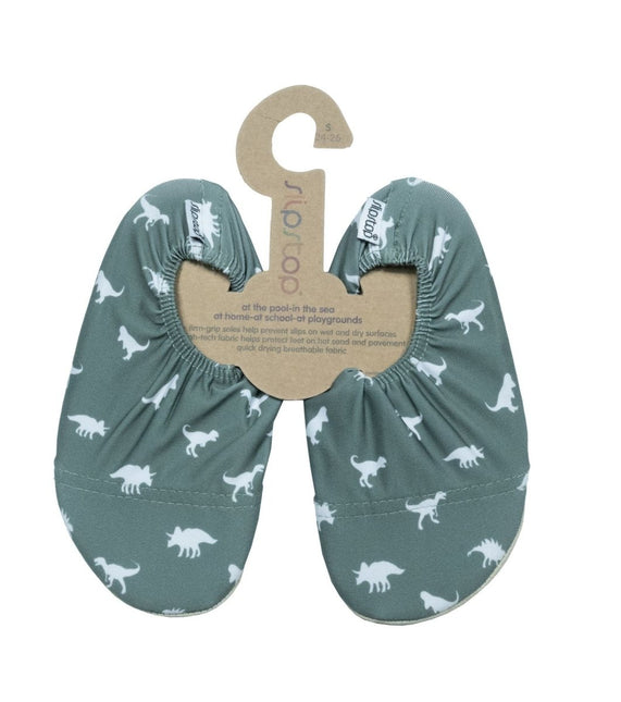 Slipstop Waterschoentjes Dino Green koop je bij Babywinkel