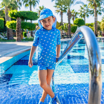 Slipstop Zonnehoedje Dino Petrol koop je bij Babywinkel