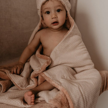 Snoozebaby Aankleedkussenhoes Happy Dressing Milky Rust 45x70cm koop je bij Babywinkel