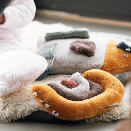 Snoozebaby Knuffeldoekje Regenboog Puzzel Bumblebee koop je bij Babywinkel