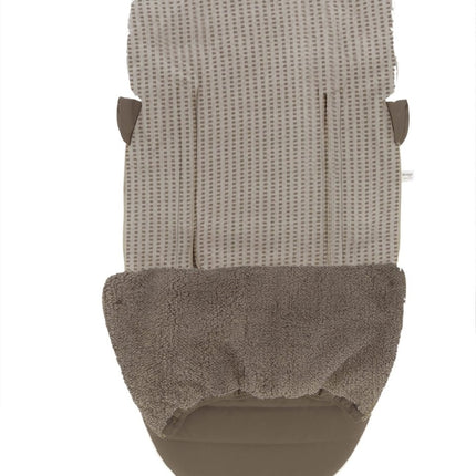 Snoozebaby Voetenzak Organic Maxi Cosi Warm Brown 80cm koop je bij Babywinkel