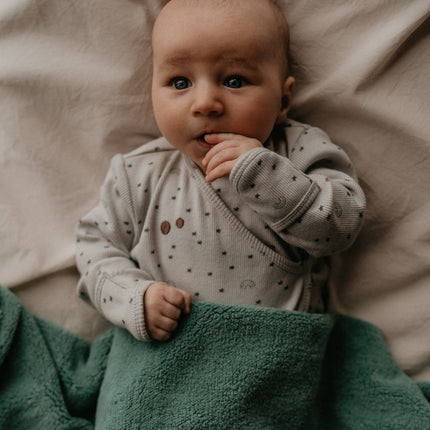 Snoozebaby Wiegdeken T.O.G 2.0 Smokey Green 100x75cm koop je bij Babywinkel
