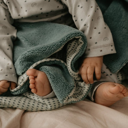 Snoozebaby Wiegdeken T.O.G 2.0 Smokey Green 100x75cm koop je bij Babywinkel