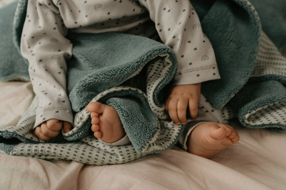 Snoozebaby Wiegdeken T.O.G 2.0 Smokey Green 100x75cm koop je bij Babywinkel