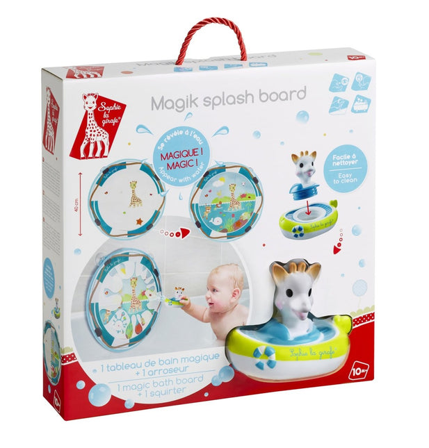 Sophie de Giraf Badspeelgoed Magik Splash Bord koop je bij Babywinkel