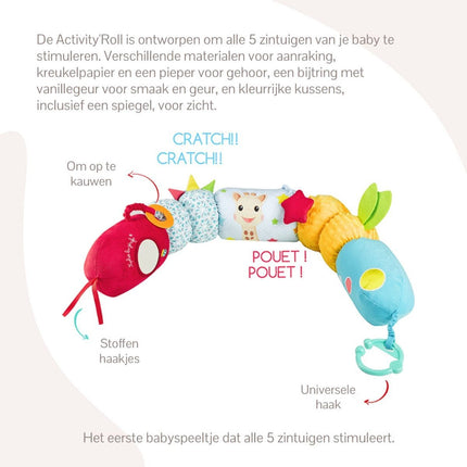 Sophie de Giraf Educatief Speelgoed Activity'Roll koop je bij Babywinkel