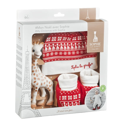 Sophie de Giraf Geschenkdoosje Kerstmis 3 delig koop je bij Babywinkel