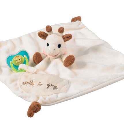 Sophie de Giraf Knuffeldoekje Knuffeldoekje Met Speenhouder koop je bij Babywinkel