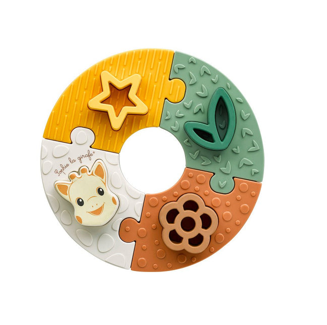 Sophie de Giraf Puzzel In Beige Geschenkdoos koop je bij Babywinkel